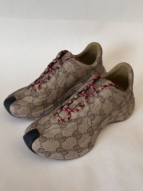 GUCCI Men's Run Monogram Sneakers Size 10 (US) NIB 721116 AABEB 9742